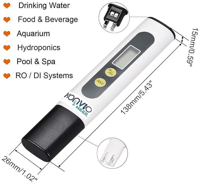 Portable Water TDS Meter