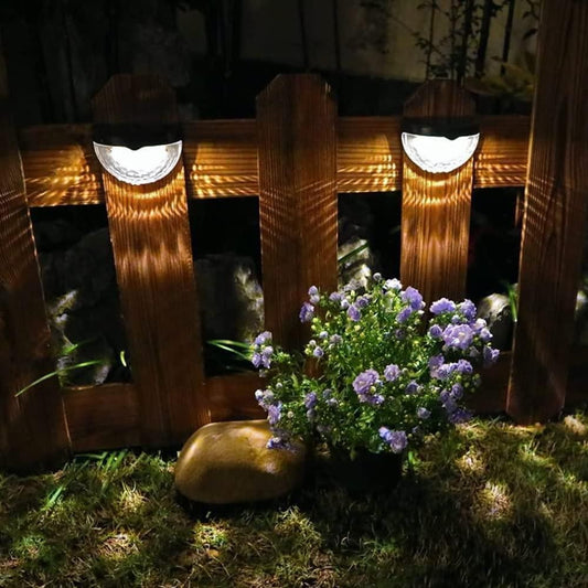 Beautiful Solar Fence Lights (Pack of 4)