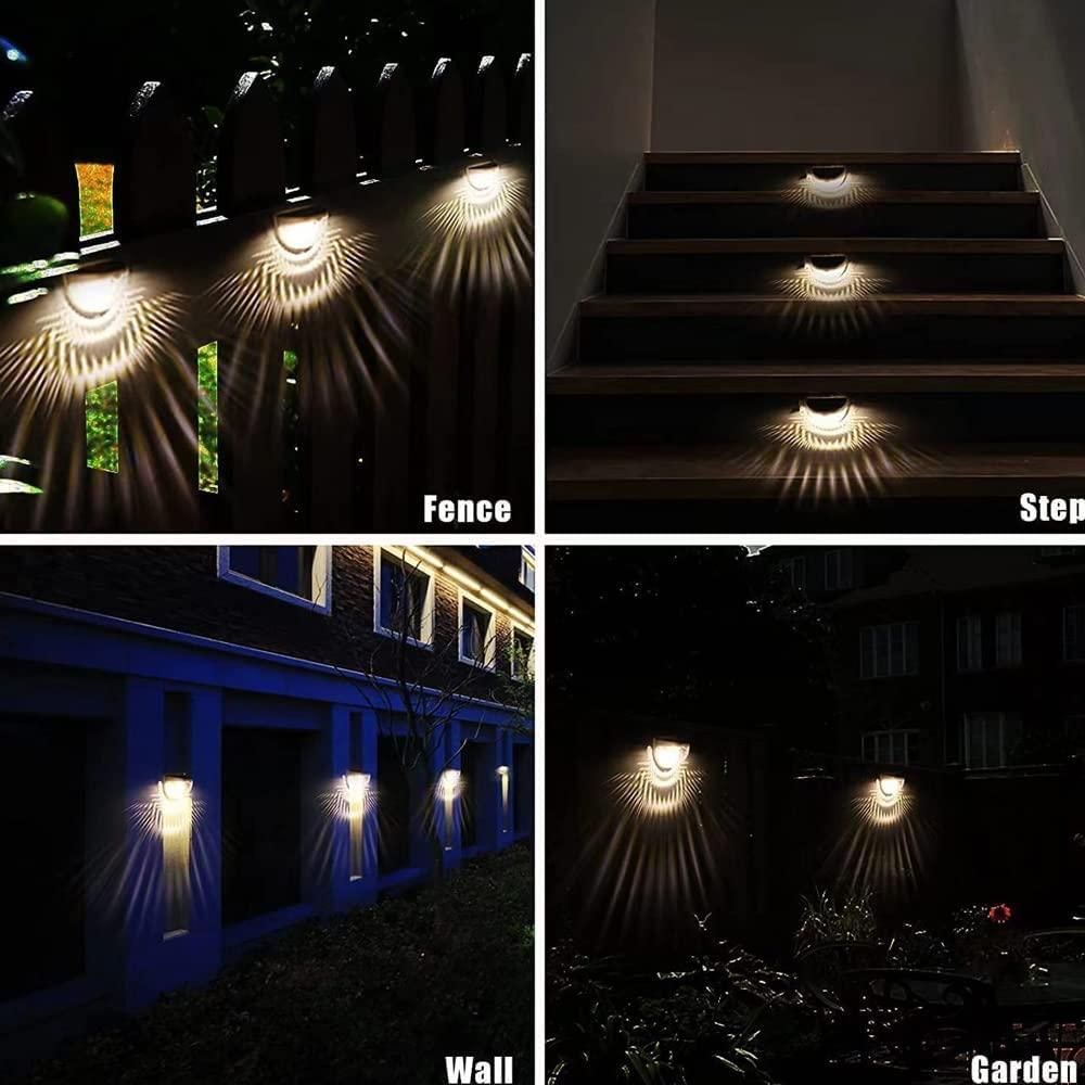 Beautiful Solar Fence Lights (Pack of 4)