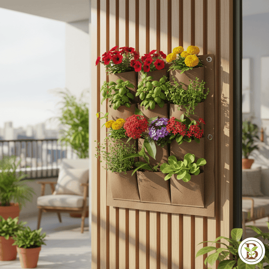Indoor Vertical Hanging Wall Planter for Balcony